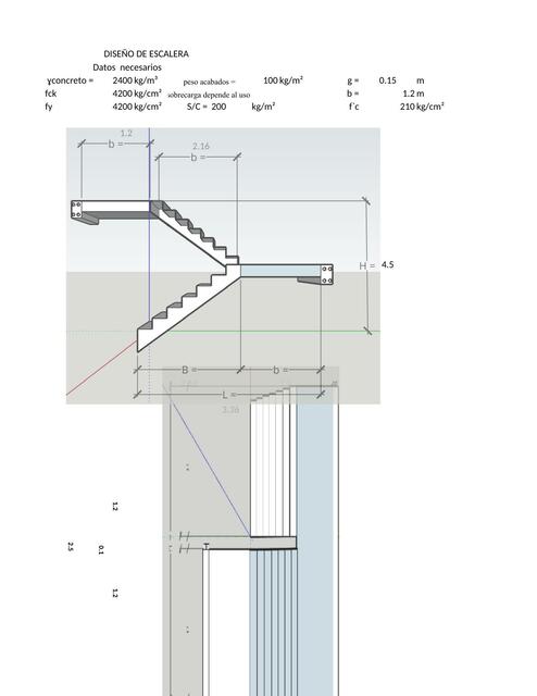 Diseño de Escalera 