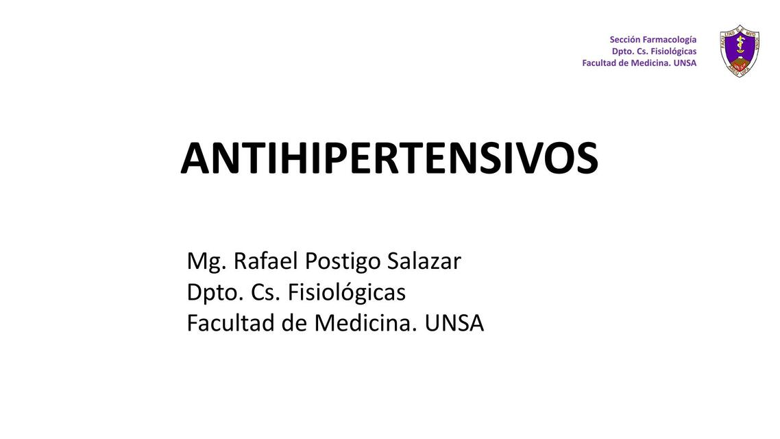 Antihipertensivos 