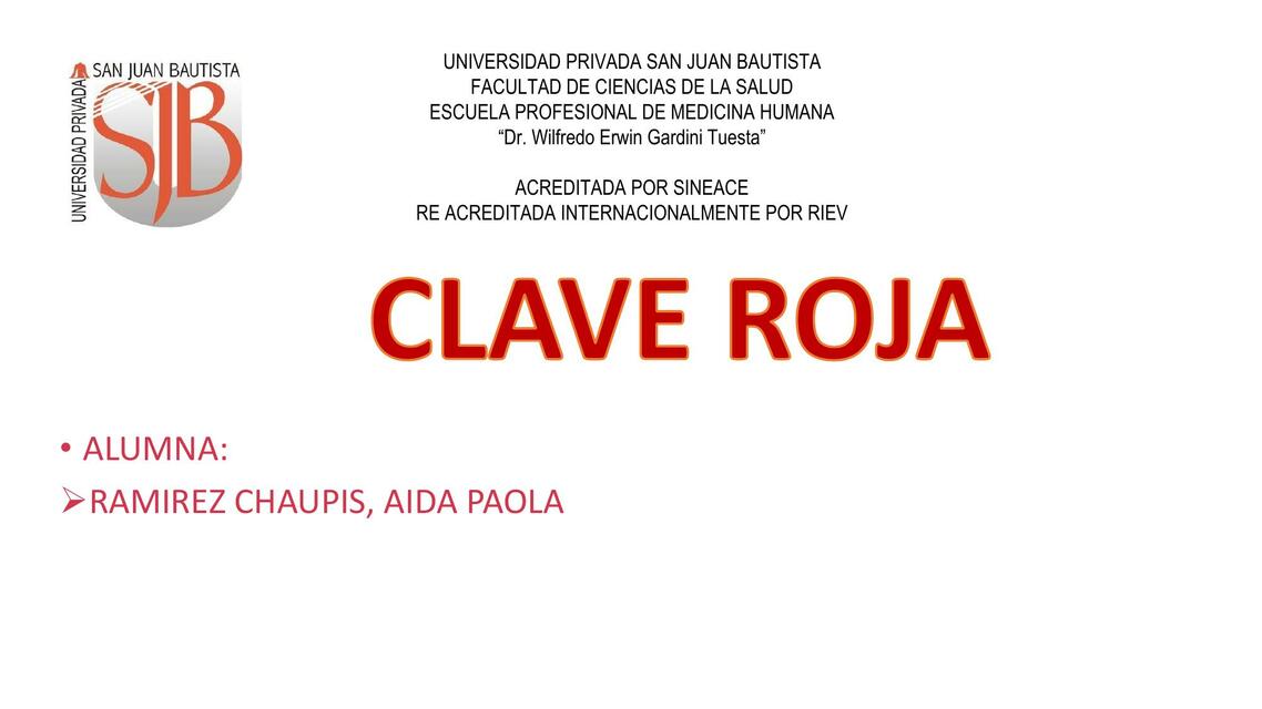 Clave Roja 