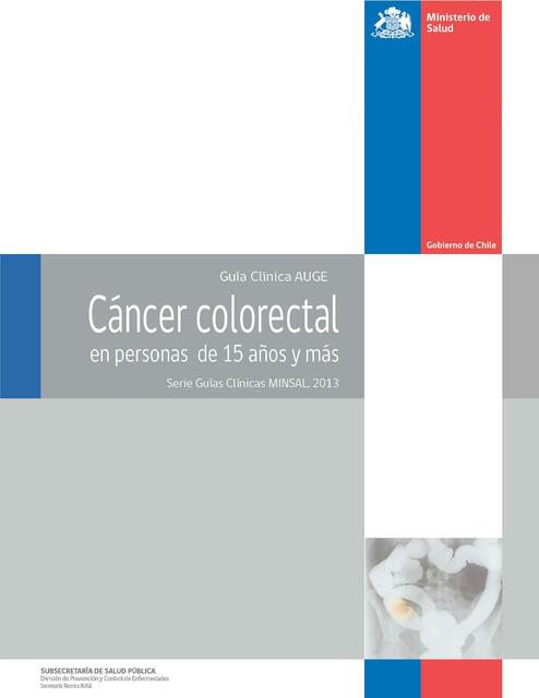 Cáncer Colorrectal 