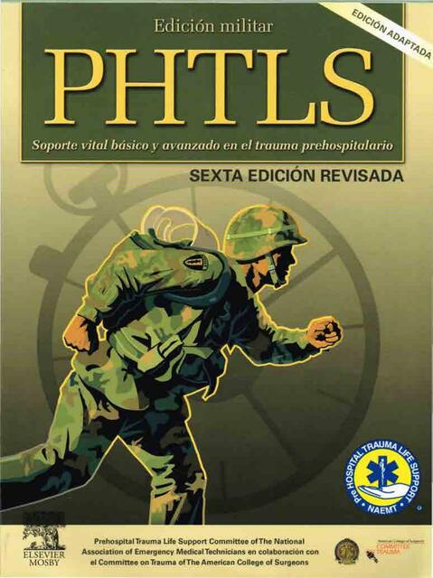 PHTLS Edición Militar sexta edición revisada