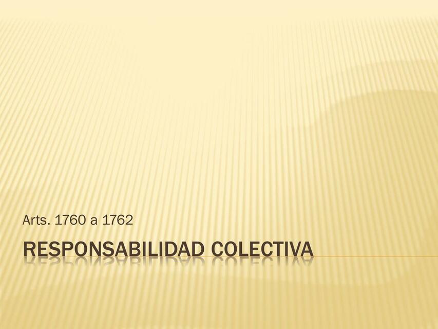 Responsabilidad Colectiva 