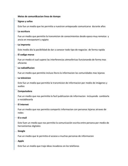 Los medios de comunicacion 