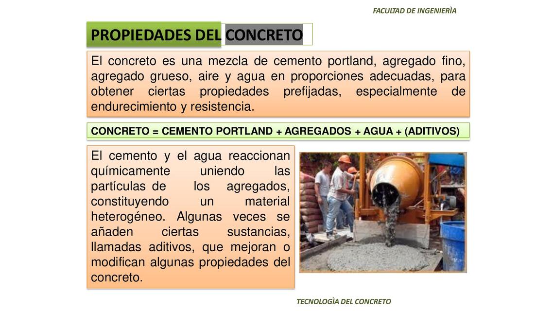 Propiedades del Concreto 