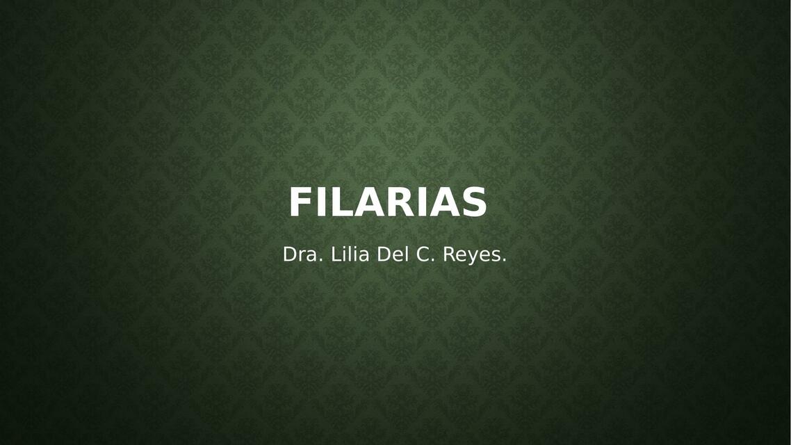 Filarias 