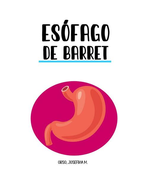 Esófago de Barret 