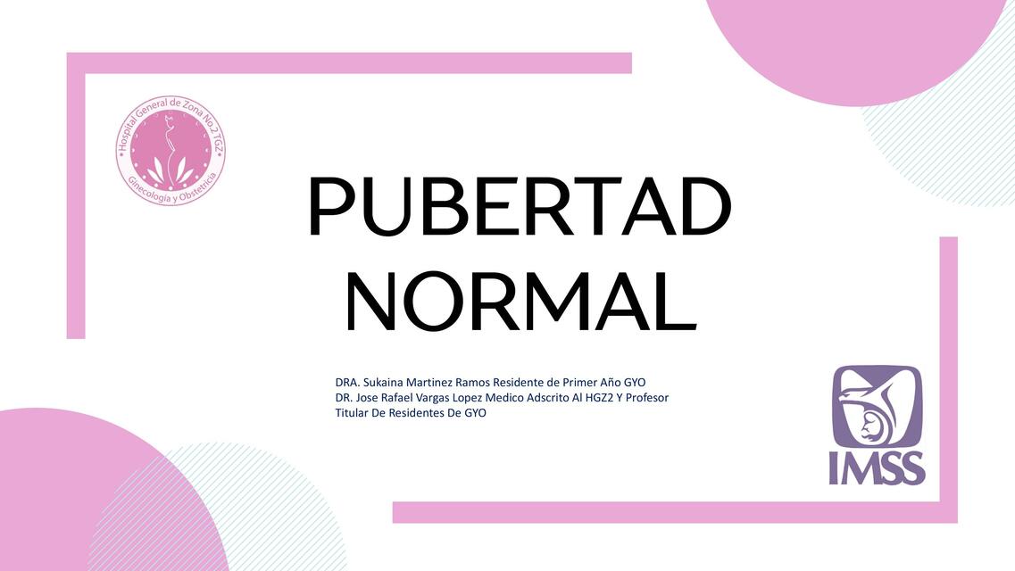 Pubertad normal