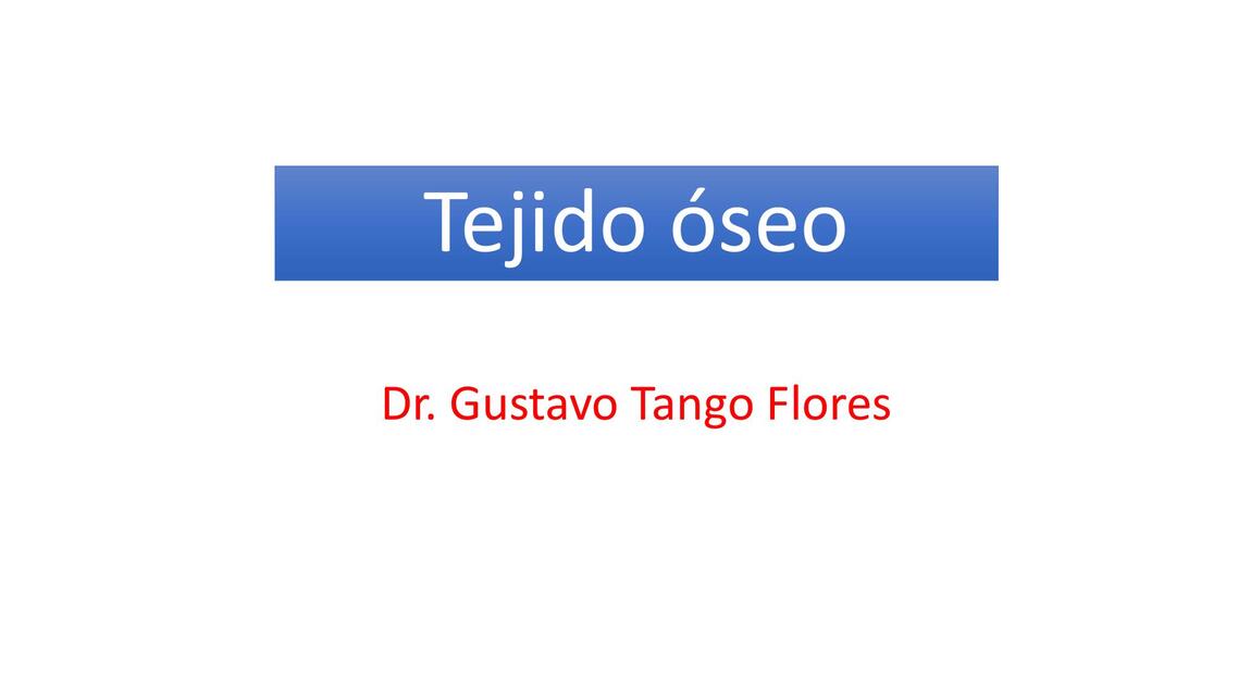 Tejido Óseo 