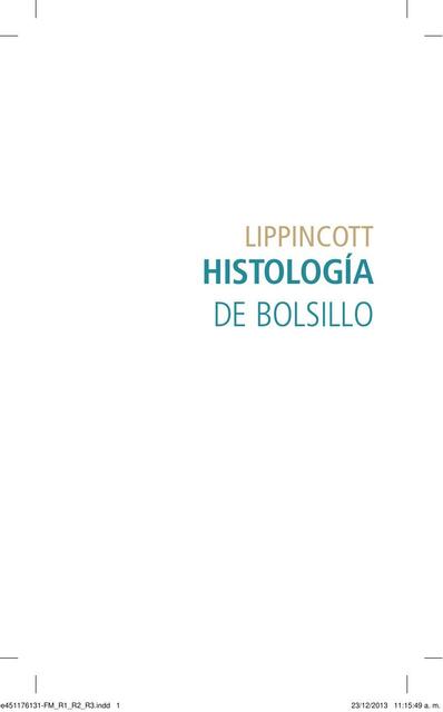 Histología de Bolsillo 