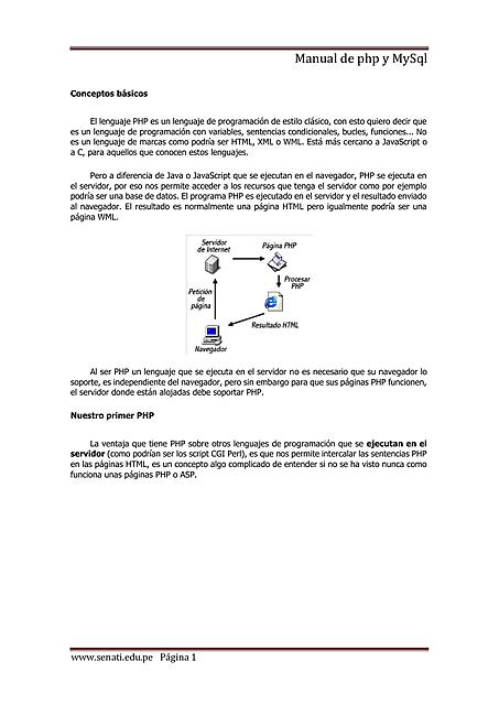 Manual de Programación Php Todo lo que debes saber