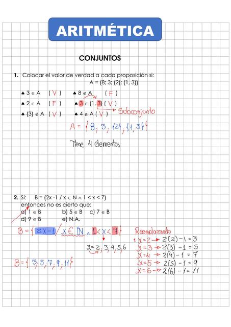 Conjuntos desarrollado