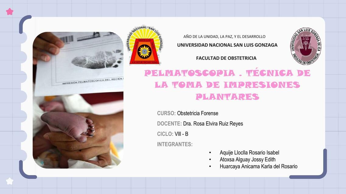 Pelmatoscopia. Técnica De La  Toma  De Impresiones 