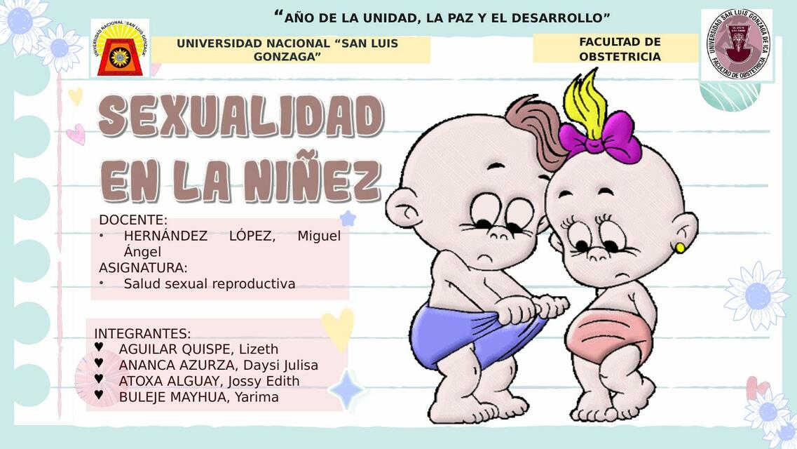 Sexualidad en la niñez