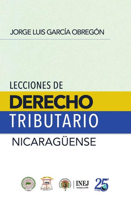 Lecciones de Derecho Tributario 