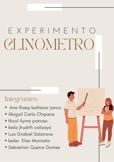 Experimento clinómetro 