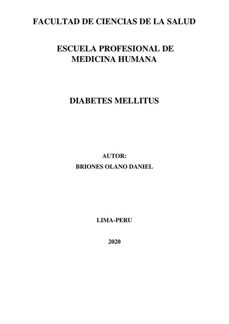 DIABETES MELLITUS