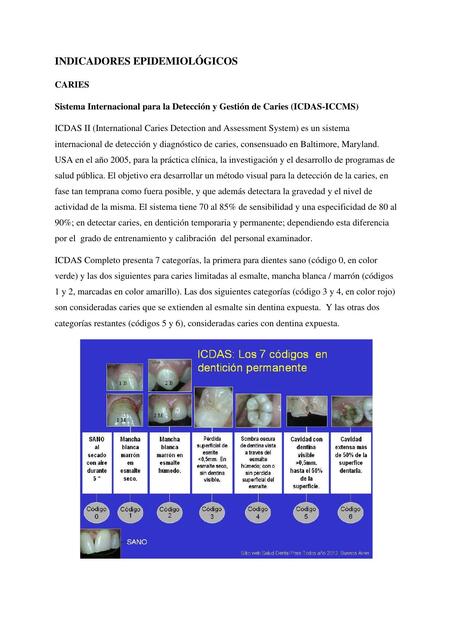 Indicadores Epidemiológicos 