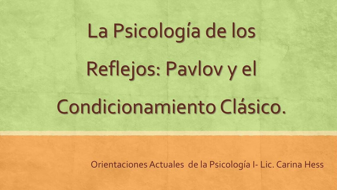 La Psicología de los Reflejos: Pavlov y el Condicionamiento Clásico 