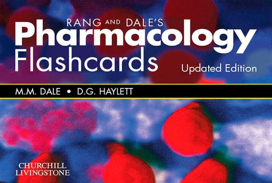 Rang and Dales Pharmacology Flash Cards | Paula Andrea Charry Moya | uDocz