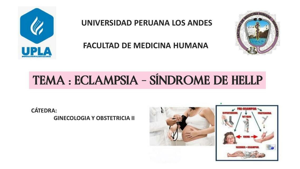 Eclampsia- Síndrome de Hellp