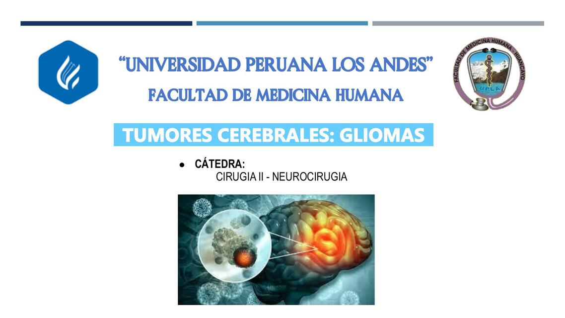 Tumores cerebrales gliomas