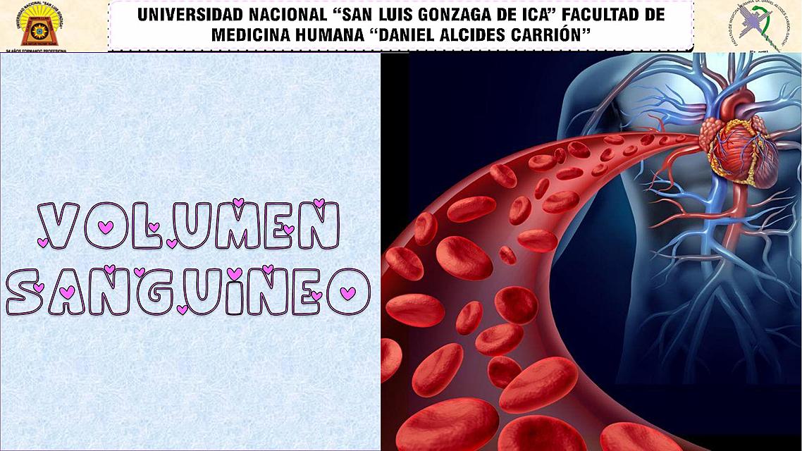 VOLUMEN SANGUINEO Med.estudios uDocz VOLUMEN SANGUINEO Med.estudios uDocz