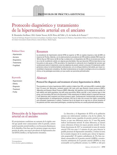 Protocolo diagnóstico tratamiento HTA en ancianos 