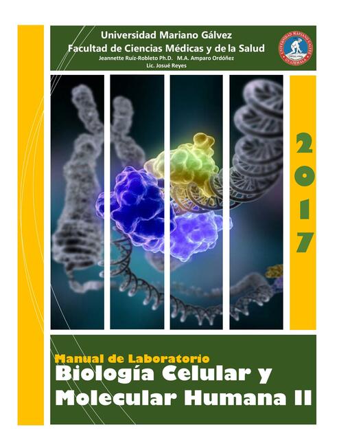 Manual de Laboratorio Biología Celular y Molecular Humana II 