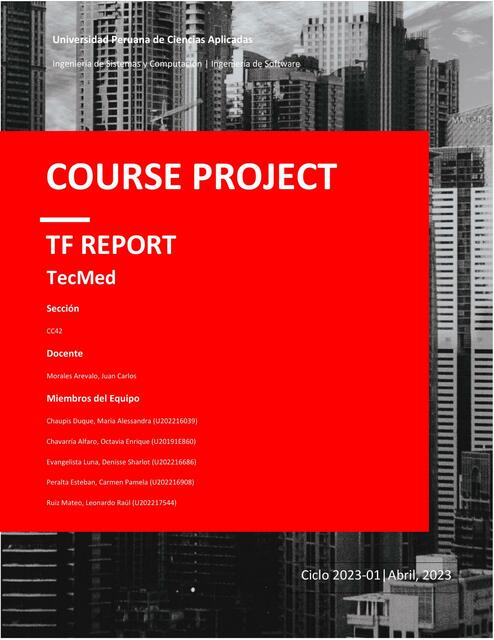 TecMed | Trabajo Final Reporte - Diseño de Base de Datos