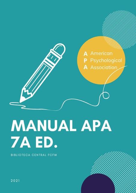 Manual APA 7a ed | Fdsss_MJk | uDocz