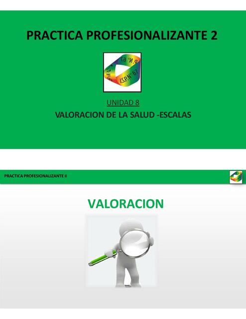 Valoración de la Salud- Escalas 