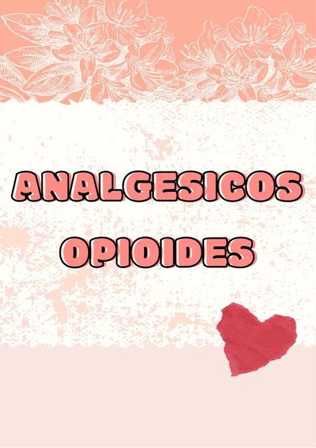 Analgésicos Opioides 