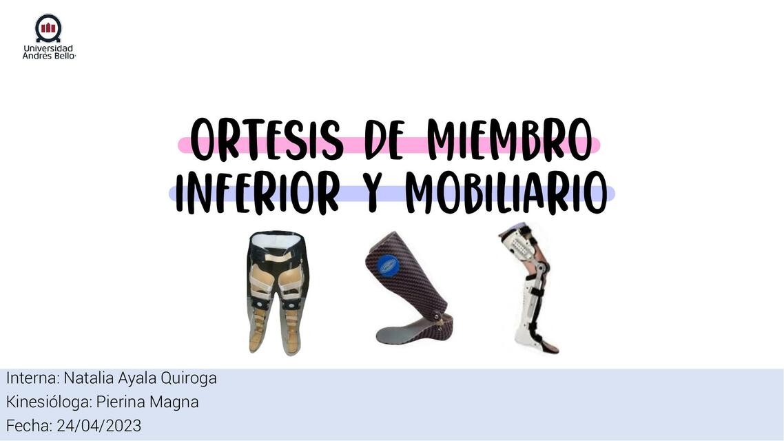 Ortesis y Mobiliario