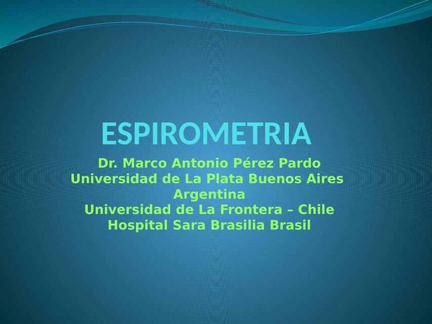 Espirometría 