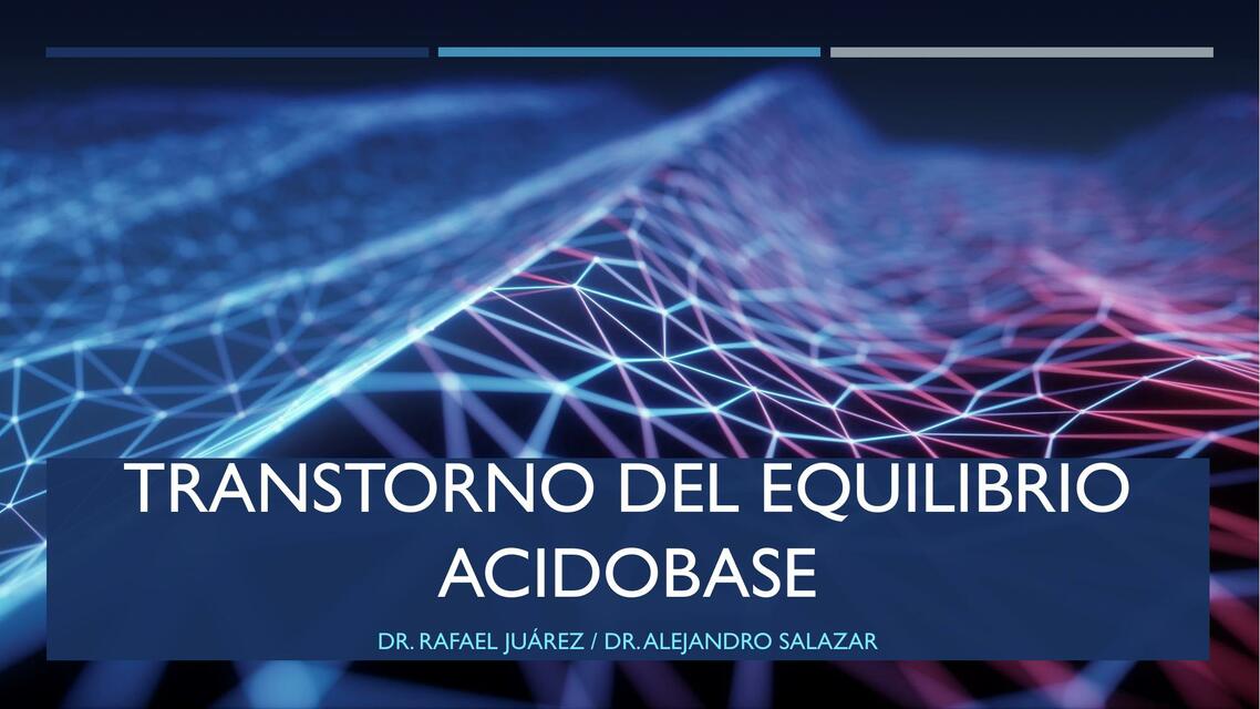 Transtorno del Equilibrio Ácido Base