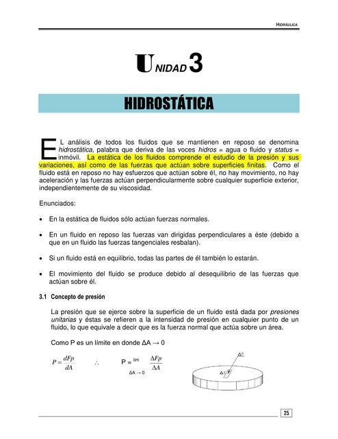 Hidrostática