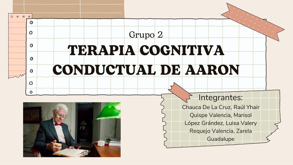 Terapia Cognitivo Conductual de Aaron 