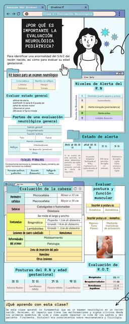 Evaluación Neurológica Pediátrica