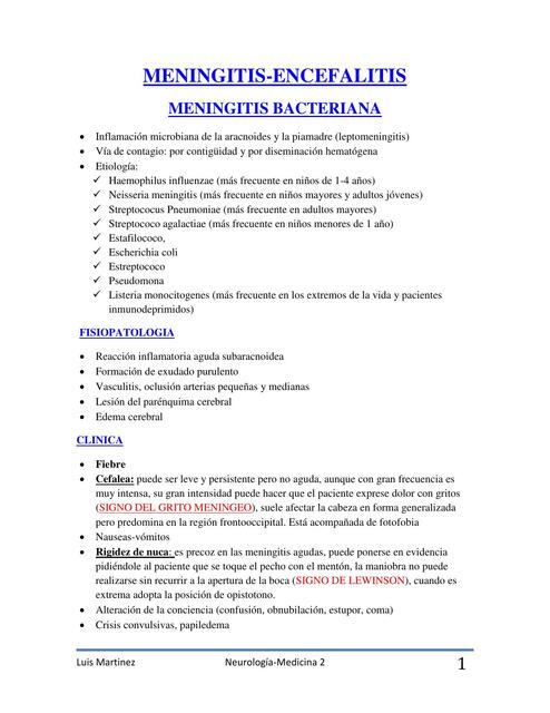 Meningitis Encefalitis 