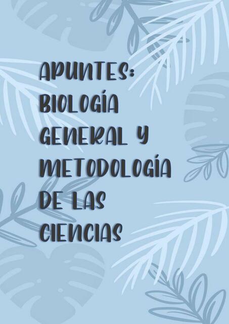 Apuntes Biología General