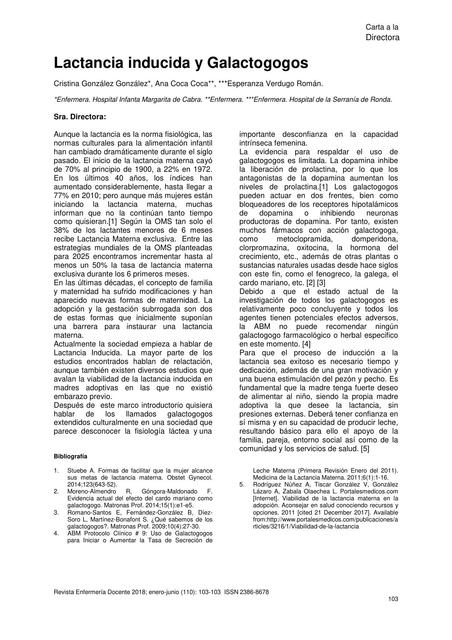 20 Lactancia inducida y galactogogos karimedsnotes uDocz