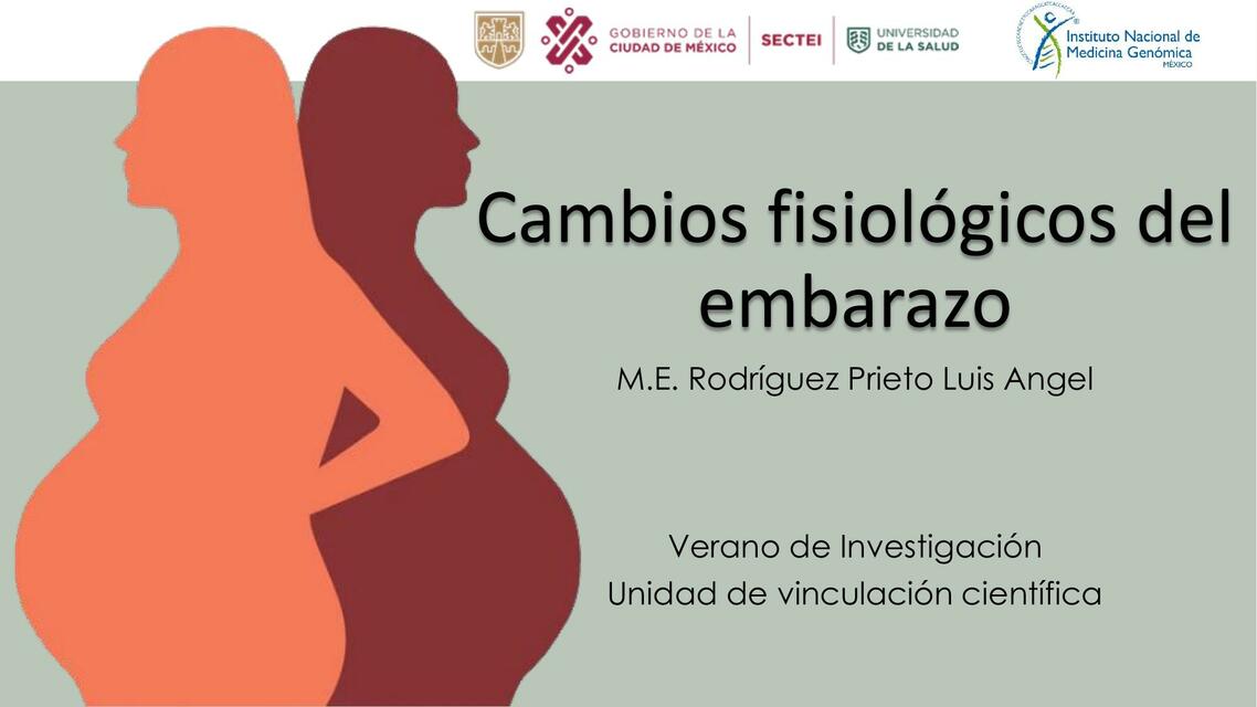 Cambios Fisiológicos del Embarazo 