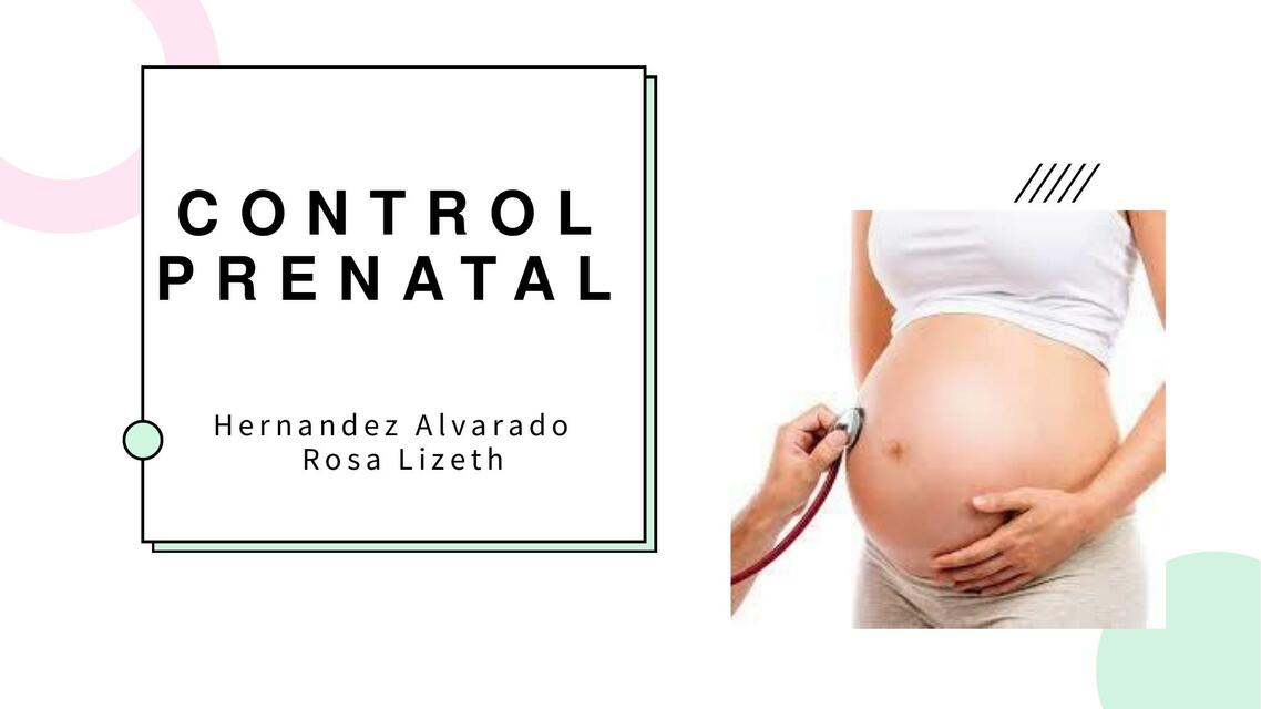 Control Prenatal 