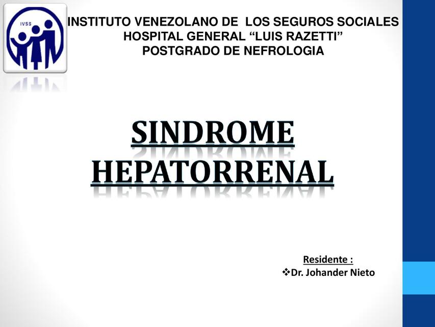 Síndrome Hepatorrenal 