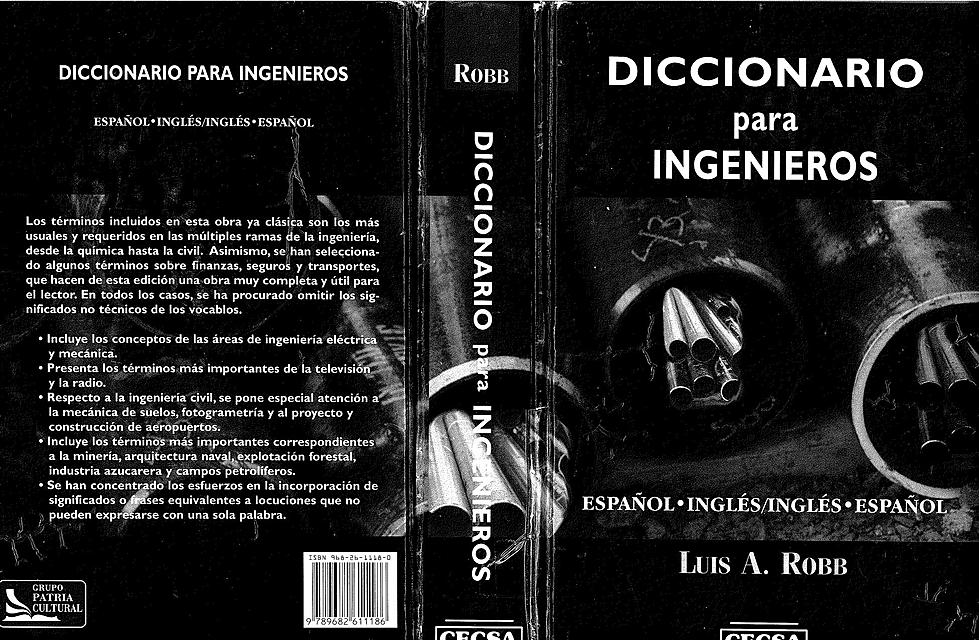 Diccionario Para Ingenieros Luis A Robb