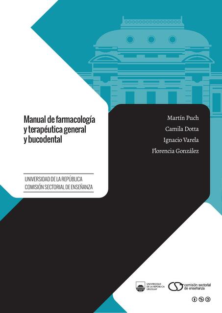 Manual de farmacología y terapéutica general y bucodental