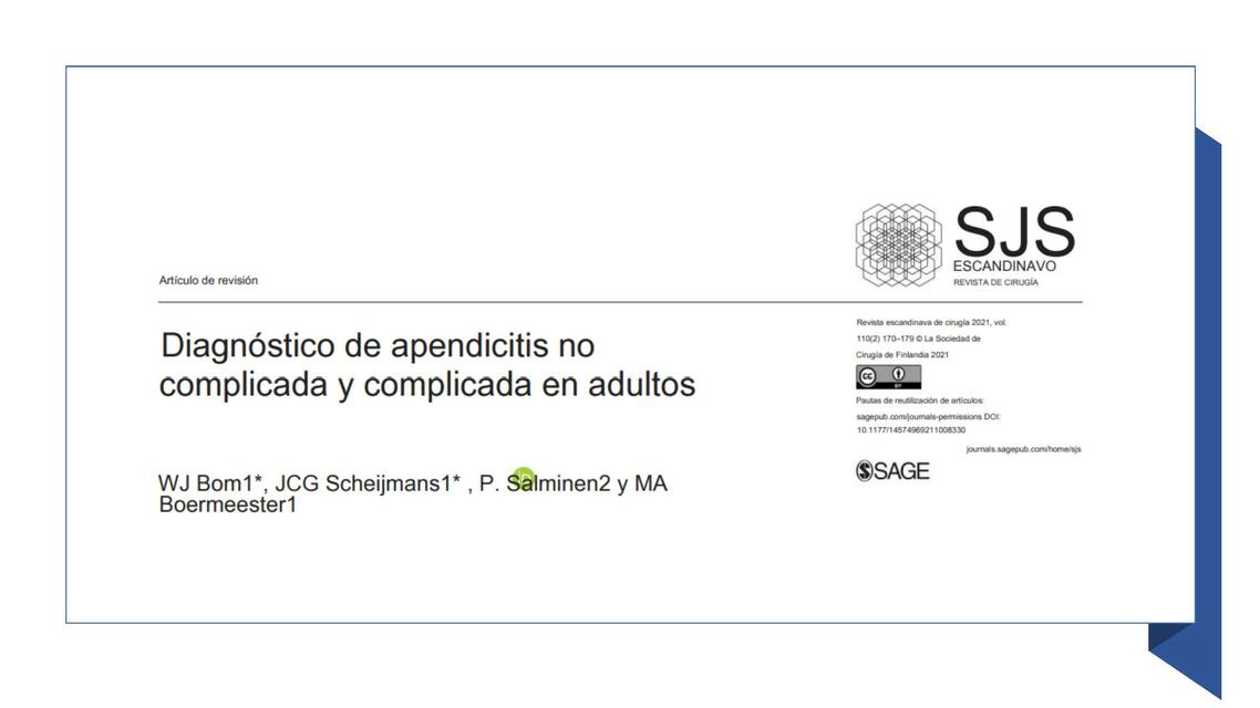 Diagnóstico de Apendicitis 