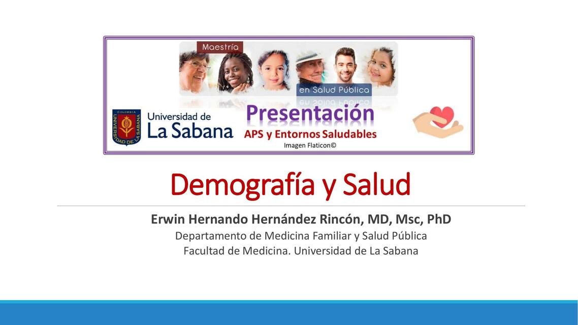 Demografía y salud 