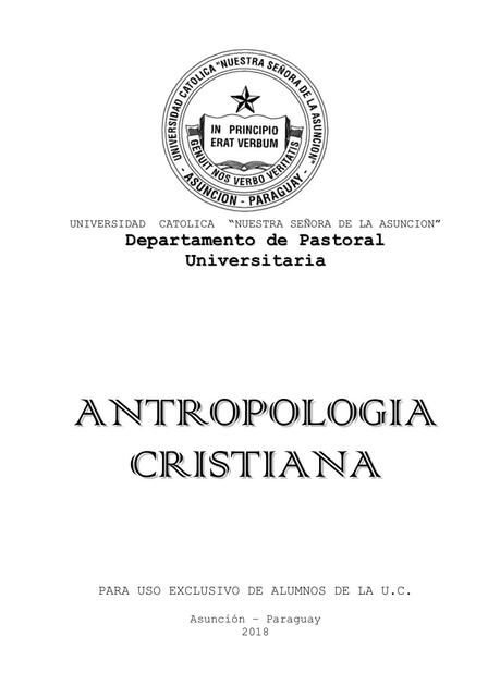 Antropología cristiana