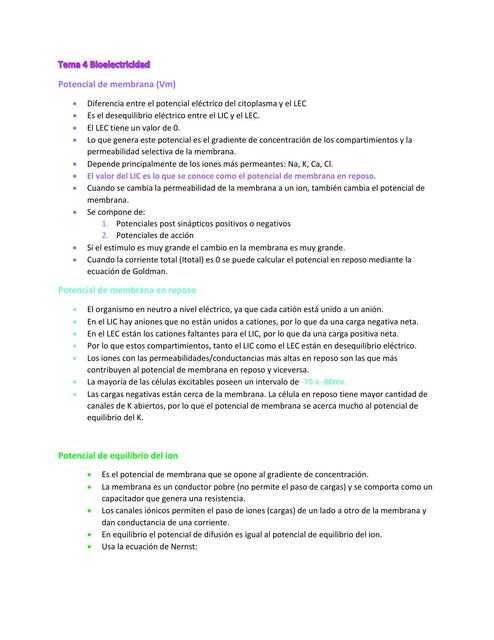 Tema 5 Bioelectricidad 